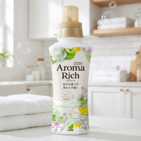 소프란 아로마리치 일본 섬유유연제 엘리 본품, 480ml, 1개