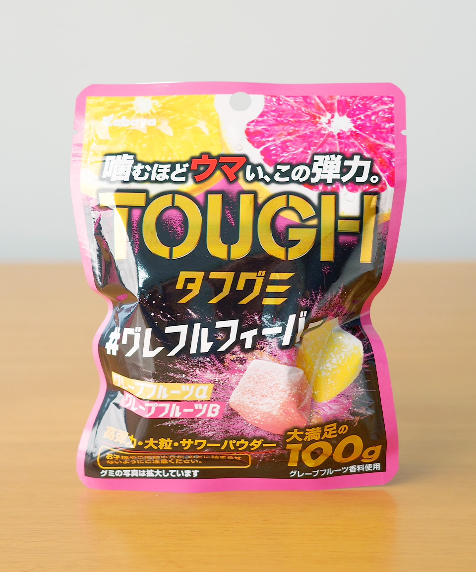 일본 젤리 카바야 터프구미 자몽 피버, 100g, 1개