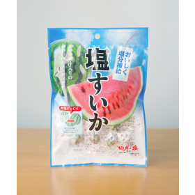 칼디 소금 수박 사탕 63g 일본 캔디 시오 스이카 아메