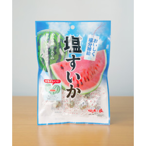 칼디 소금 수박 사탕 63g 일본 캔디 시오 스이카 아메