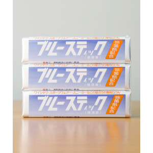 요코스카 블루 스틱 세탁비누 일본 교도소 비누 찌든때 얼룩 제거 150g, 3개