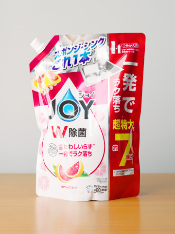 일본 조이 JOY 주방세제 컴팩트 W 거꾸로 보틀 자몽 리필, 930ml, 1개