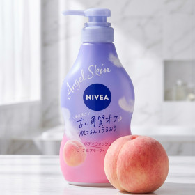 일본 니베아 엔젤스킨 바디워시 피치 프루티 본품, 480ml, 1개
