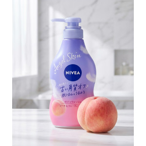 일본 니베아 엔젤스킨 바디워시 피치 프루티 본품, 480ml, 1개