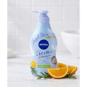 일본 니베아 엔젤스킨 바디워시 아크네 클리어 시트러스 허브 본품, 480ml, 1개