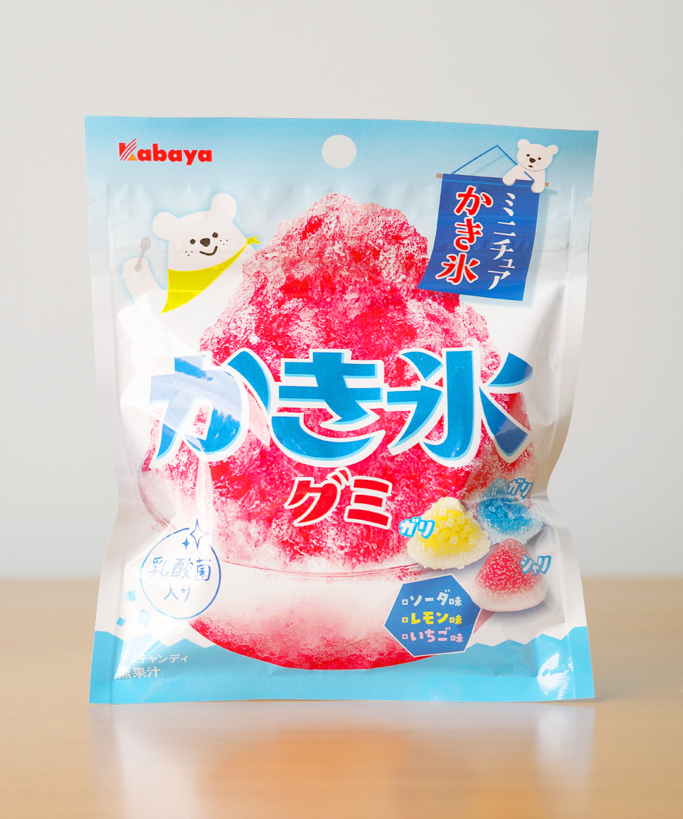 카바야 카키고리 구미 3가지 빙수맛 55g 일본 젤리