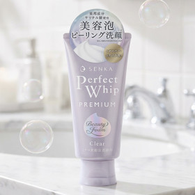 센카 퍼펙트 휩 클렌징폼 일본 세안제 프리미엄 클리어, 120g, 1개