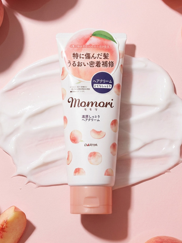 모모리 헤어크림 일본 돈키호테 화장품 농후 촉촉한 복숭아, 150g, 1개