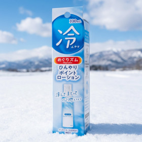 카오 메구리즘 쿨링 힌야리 포인트 로션 100ml 일본 화장품