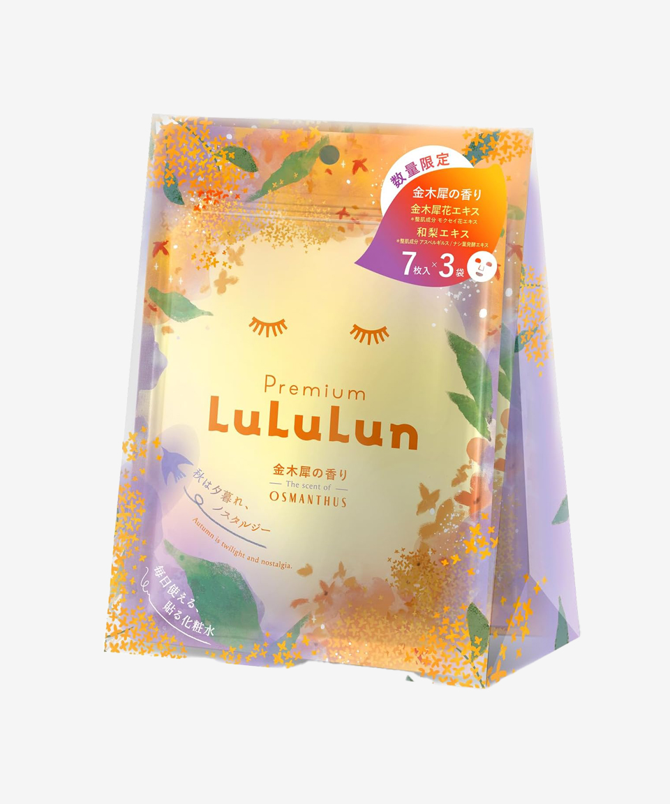 루루룬 프리미엄 페이스팩 금목서 21매입 lululun 일본 마스크팩