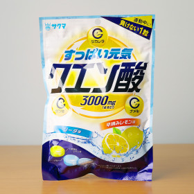 사쿠마 구연산 캔디 소다 & 레몬맛 70g 염분 보충 일본 사탕