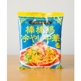칼디 참깨 흑초 방방지 히야시 츄카 121g 차갑게 먹는 중화라멘 일본 봉지라면