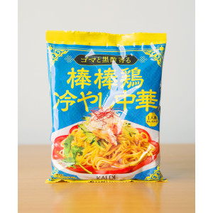 칼디 참깨 흑초 방방지 히야시 츄카 121g 차갑게 먹는 중화라멘 일본 봉지라면
