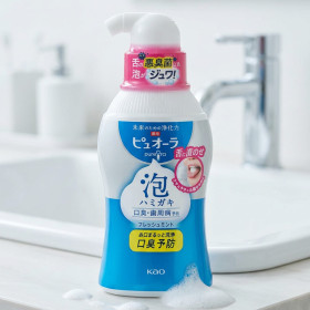 카오 퓨오라 거품 치약 일본 190ml, 후레쉬 민트, 1개
