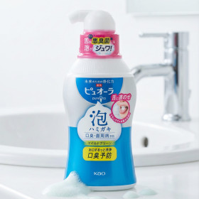 카오 퓨오라 거품 치약 일본 190ml, 마일드 그린, 1개