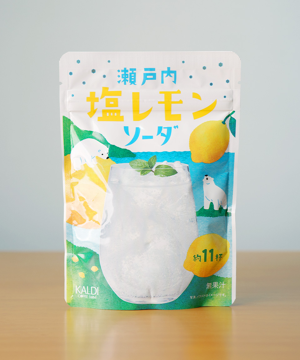 칼디 세토우치 소금 레몬 소다 88g 일본 음료