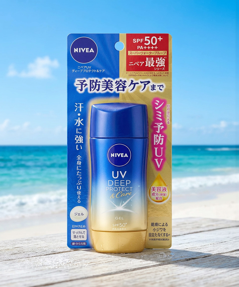 니베아 UV 딥 프로텍트 케어 젤 80g 일본 선크림