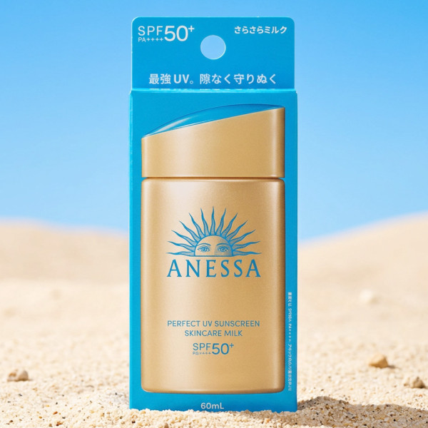 아넷사 퍼펙트 UV 밀크 아네사 일본 선크림 스킨케어 60ml, 1개