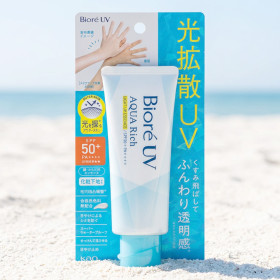비오레 UV 아쿠아리치 라이트업 에센스 70g 일본 톤업 선크림