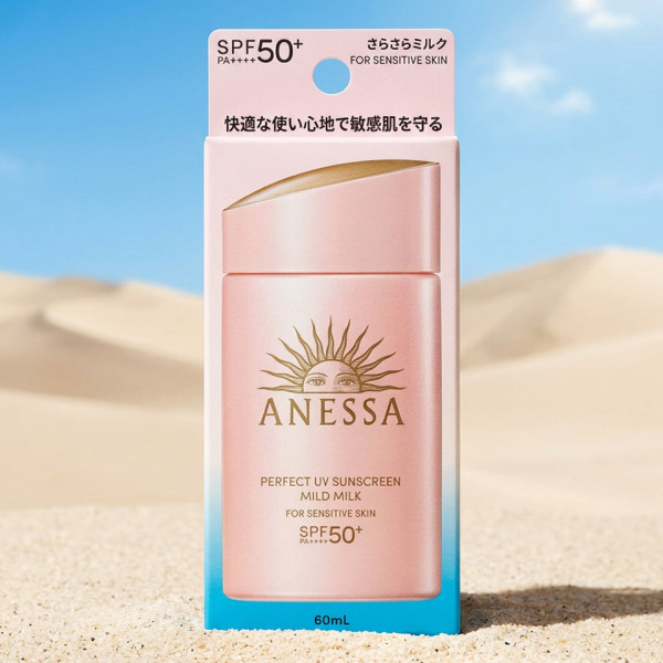 아넷사 퍼펙트 UV 밀크 아네사 일본 선크림 마일드 60ml, 1개