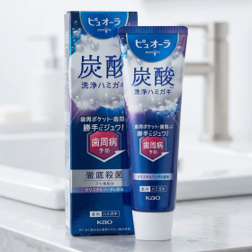 카오 퓨오라 탄산 치약 일본 95g, 1개