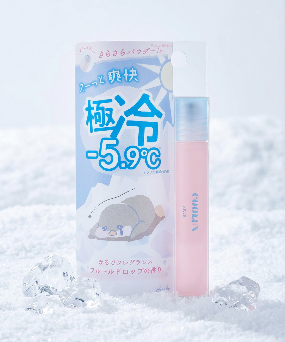 클럽 쿨링 아이스 롤온 냉감 데오드란트 플뢰르 드롭, 7ml, 1개