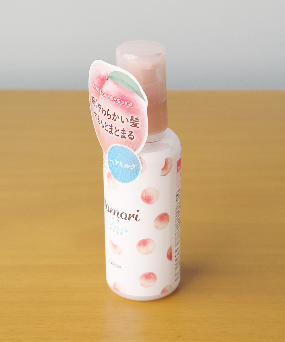 모모리 산뜻한 헤어밀크 115ml 복숭아 헤어크림 일본 돈키호테 화장품