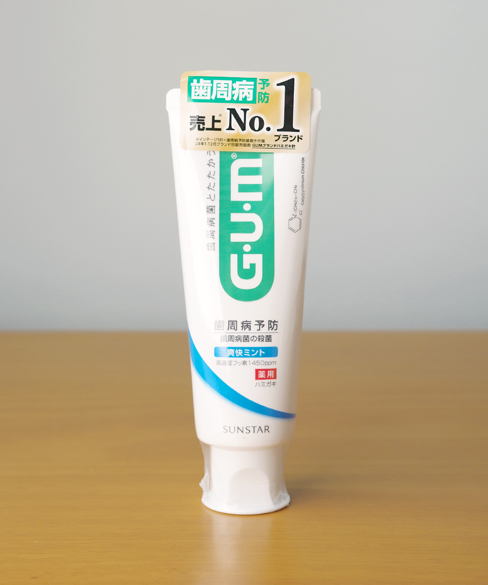 썬스타 GUM 검 덴탈 치약 상쾌 민트 120g 일본 치약