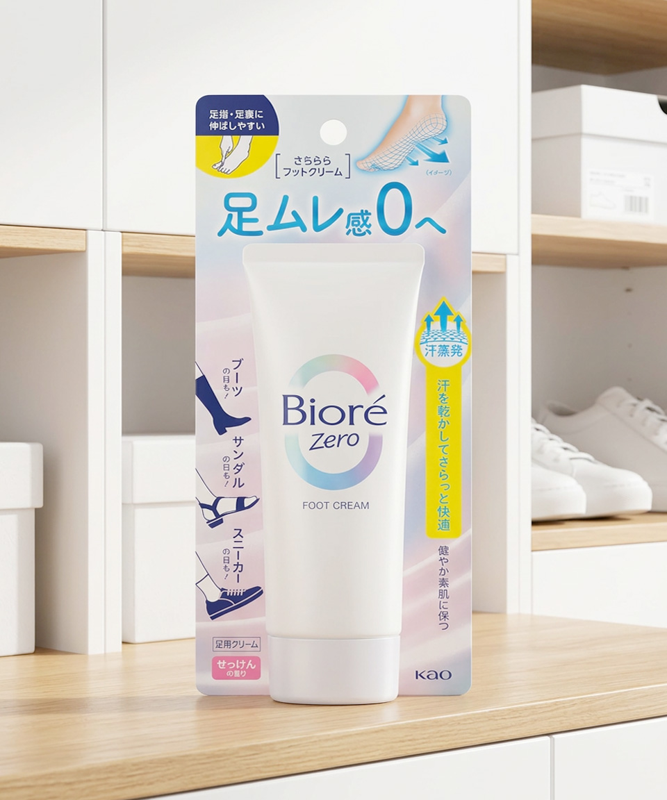 비오레 제로 사라사라 풋크림 70g