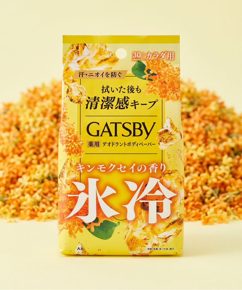 갸스비 바디 페이퍼 데오드란트 쿨 시트 개츠비 금목서, 300g, 1개