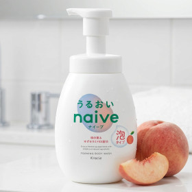 크라시에 나이브 바디워시 복숭아 거품형 600ml 일본 바디클렌저