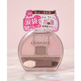 캔메이크 플럼푸쿠 코디 아이즈 애교살 섀도우 02 사쿠라, 1.4g