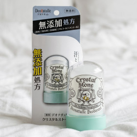 데오나츄레 일본 데오드란트 무향료 크리스탈 스톤 타입, 60g, 1개