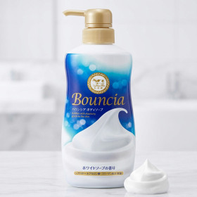 바운시아 바디워시 바디클렌저 화이트 소프 본품, 480ml, 1개
