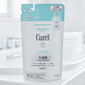 큐렐 입욕제 모이스처 배쓰밀크 리필 360ml, 1개