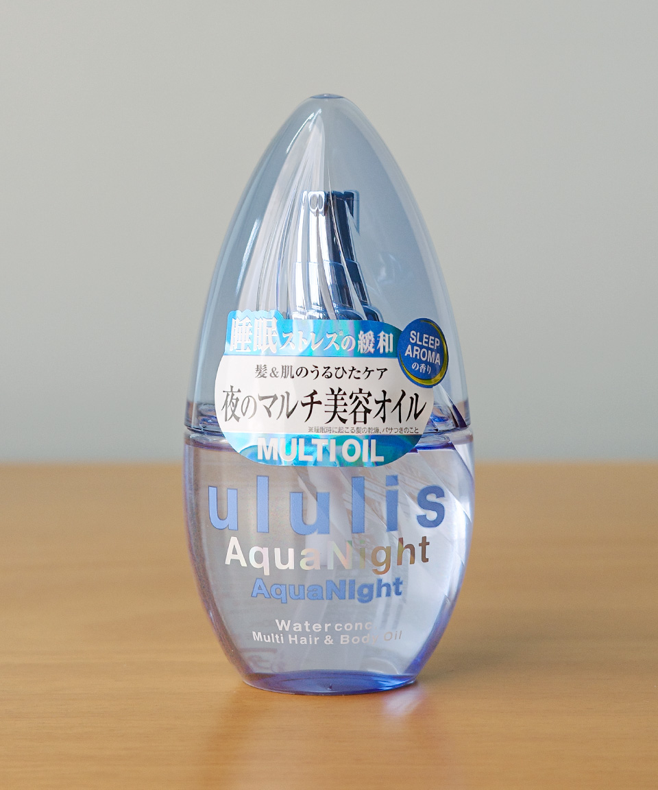우루리스 헤어 오일 에센스 일본 ululis 아쿠아 나이트 멀티 헤어/바디 오일, 100ml, 1개