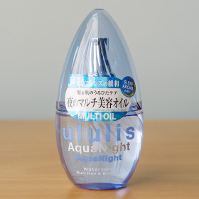 우루리스 헤어 오일 에센스 일본 ululis 아쿠아 나이트 멀티 헤어/바디 오일, 100ml, 1개