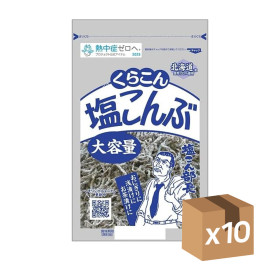 쿠라콘 시오콘부 대용량 염장 다시마 일본 안주 130g, 10개