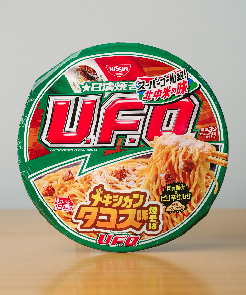 닛신 UFO 멕시칸 타코스 야끼소바 103g 일본 컵라면