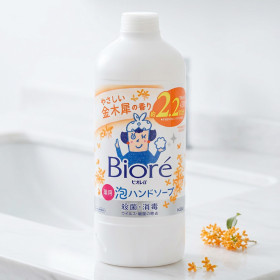 비오레 거품 핸드소프 핸드워시 금목서 리필, 430ml, 1개