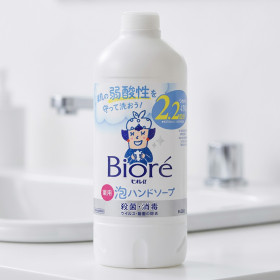 비오레 거품 핸드소프 핸드워시 오리지널 리필, 430ml, 1개