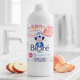 비오레 거품 핸드소프 핸드워시 후르츠 리필, 430ml, 1개