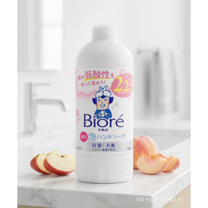 비오레 거품 핸드소프 핸드워시 후르츠 리필, 430ml, 1개