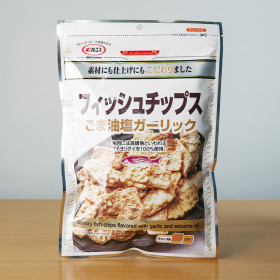 Sale 마루에스 피쉬 칩 참기름 소금 갈릭맛 80g 일본 안주