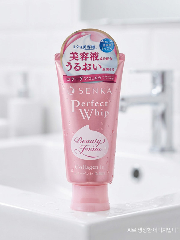 센카 퍼펙트 휩 클렌징폼 일본 세안제 콜라겐 in, 120g, 1개