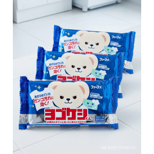 파파 요고케시군 비누 흰옷 찌든 때 얼룩 제거 세탁 150g, 3개