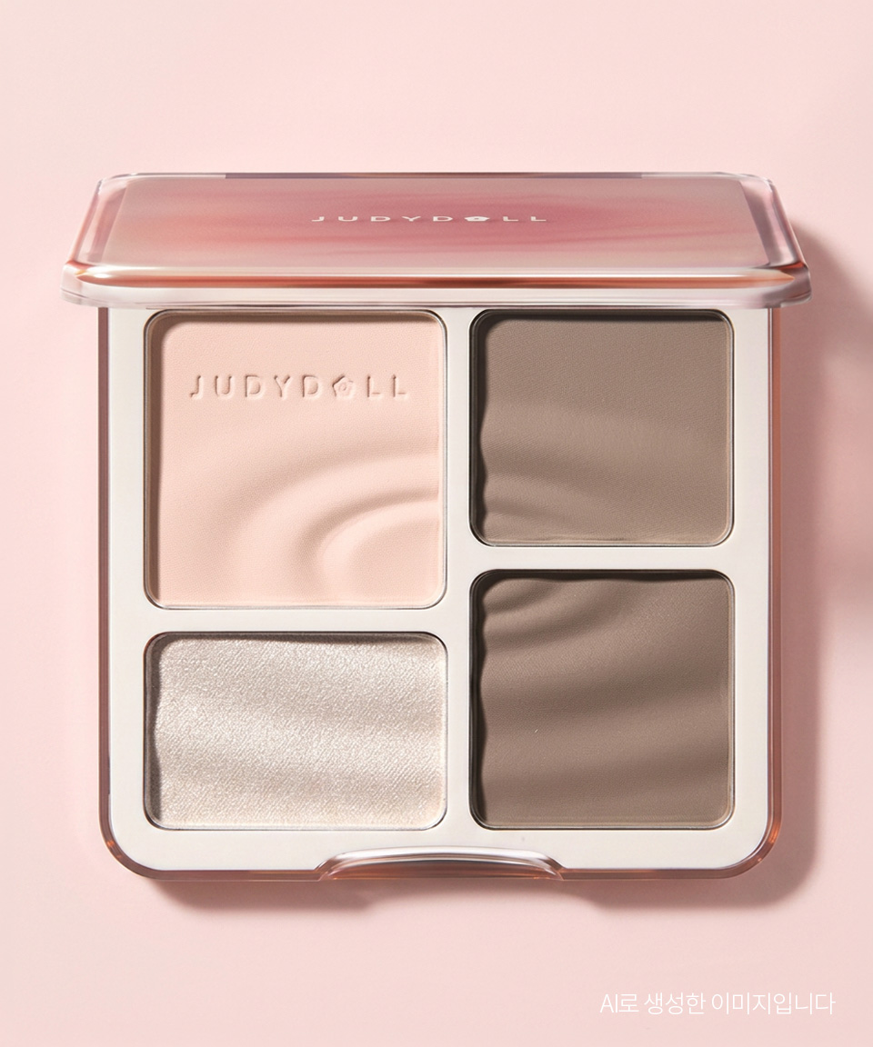 주디돌 JUDYDOLL 쉐딩 컨투어 하이라이터 팔레트 4구 01 쿨톤