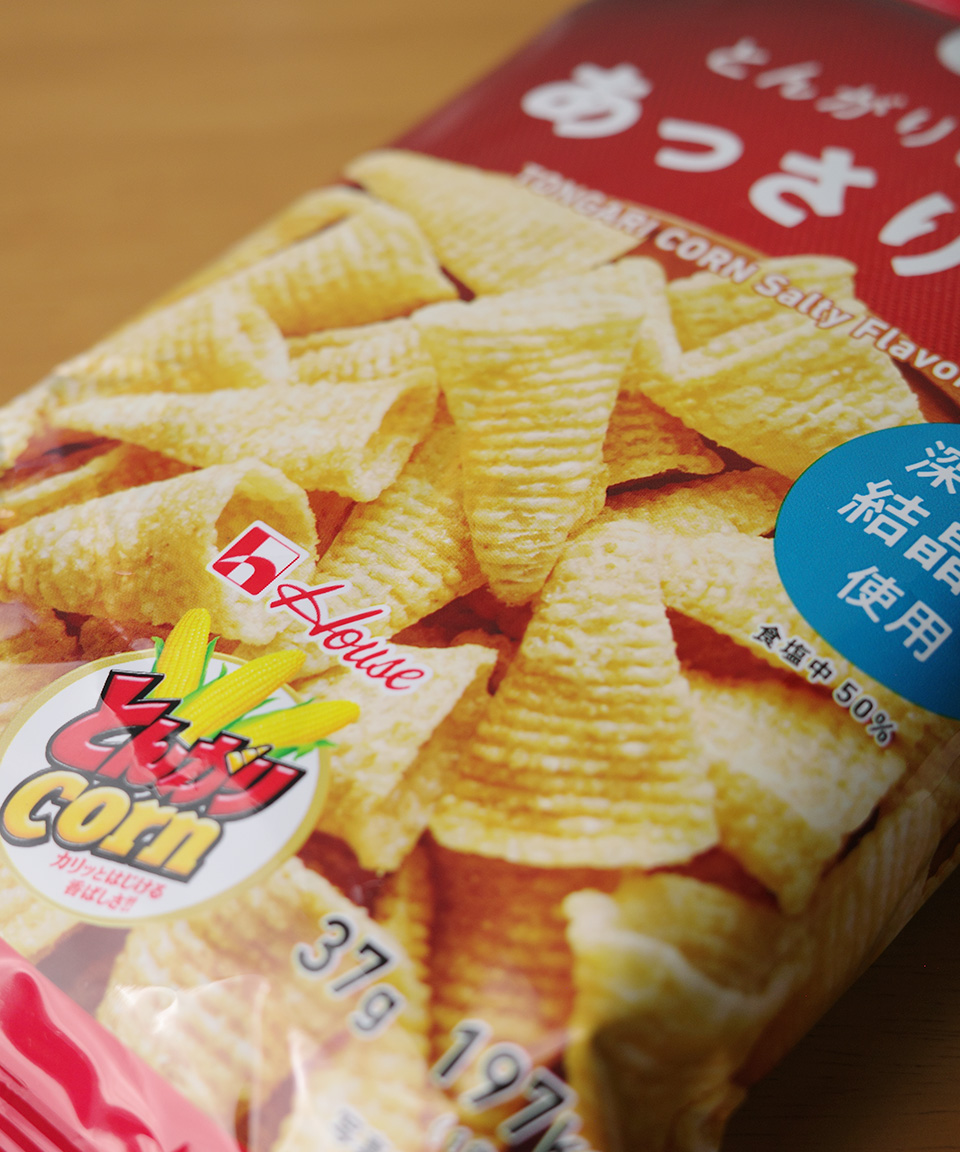 패밀리마트 톤가리 콘 연한 소금맛 37g 일본 편의점 간식