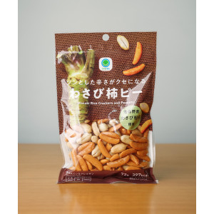패밀리마트 와사비 카키피 72g 카키노타네 피넛 일본 편의점 안주