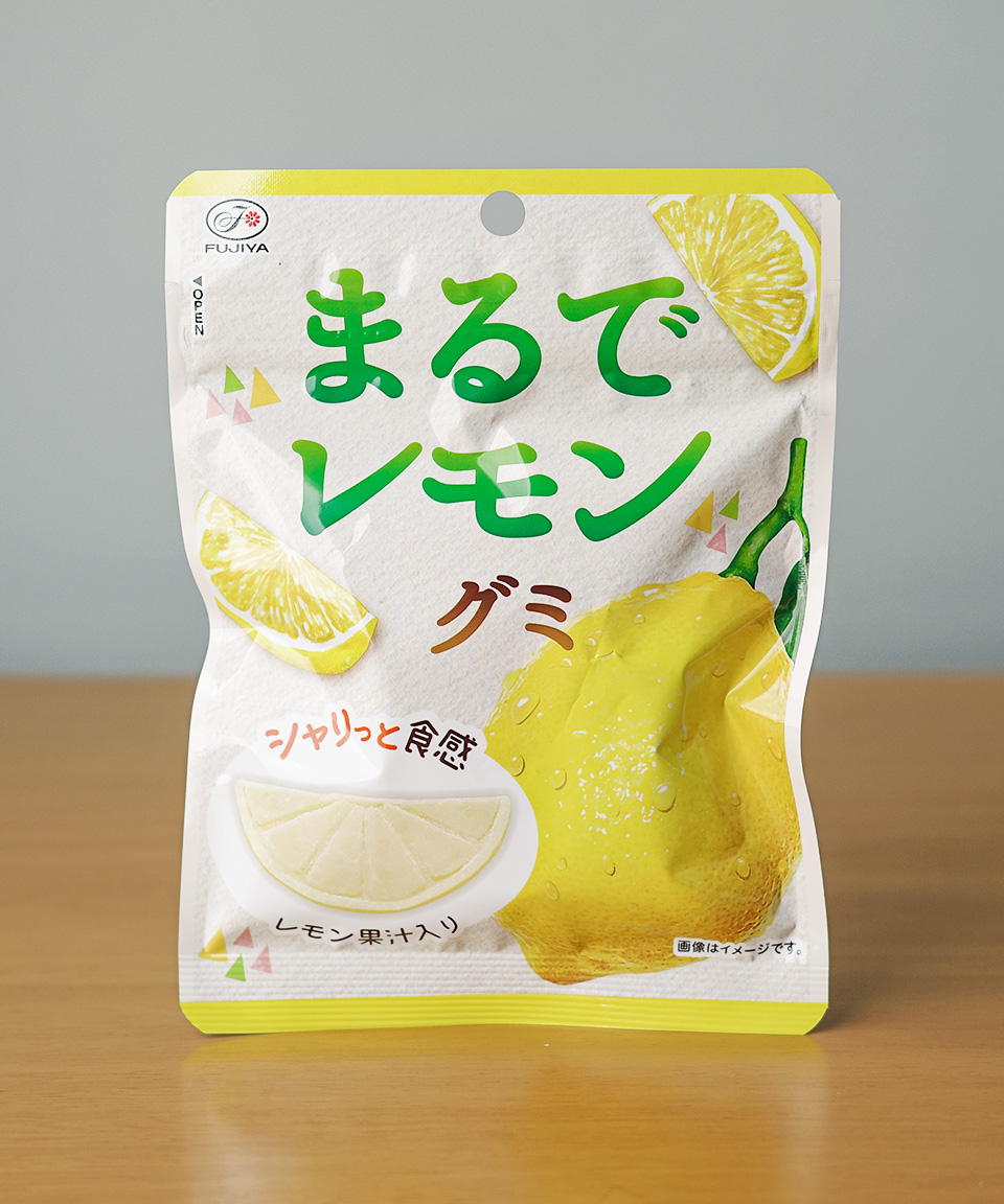 일본 젤리 후지야 마루데 구미 레몬, 44g, 1개